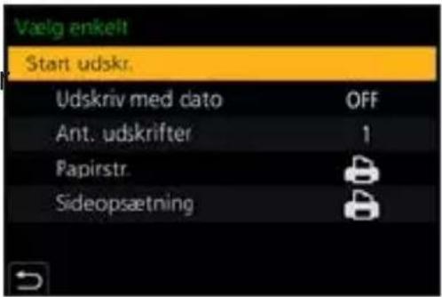 PANASONIC Lumix DC-G100 - Start udskrivningen. - 1