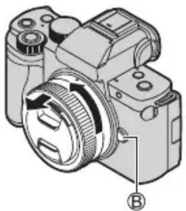 PANASONIC Lumix DC-G100 - Fjernelse af et objektiv - 1