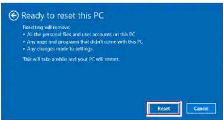 MSI Pro 16T - Nulstilling af denne pc - 5
