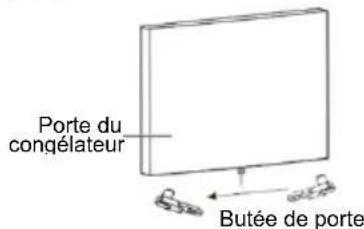 Porte du congélateur Butée de porte