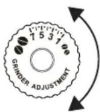 7 5 3 1 GRINDER ADJUSTMENT