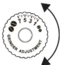 7 5 3 1 GRINDER ADJUSTMENT