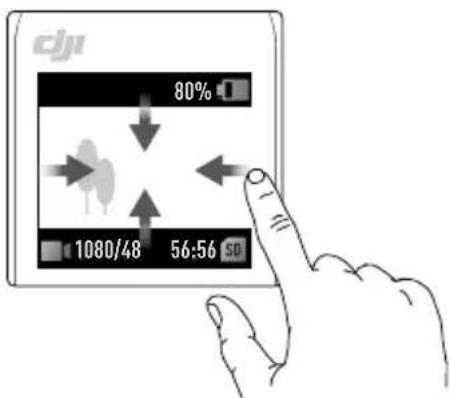 DJI Pocket 2 - Betjening af touchscreen - 1