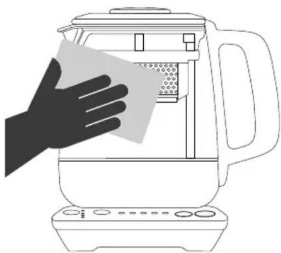 BREVILLE the Tea Maker Compact BTM700 - 유리 용기 청소 - 1