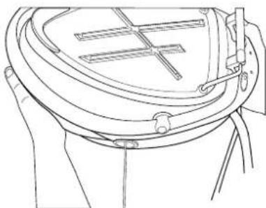 Line drawing of a mechanical component with no visible text or symbols