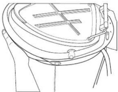 Line drawing of a mechanical component with no visible text or symbols