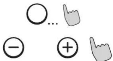 ○... ⊖ + ↑