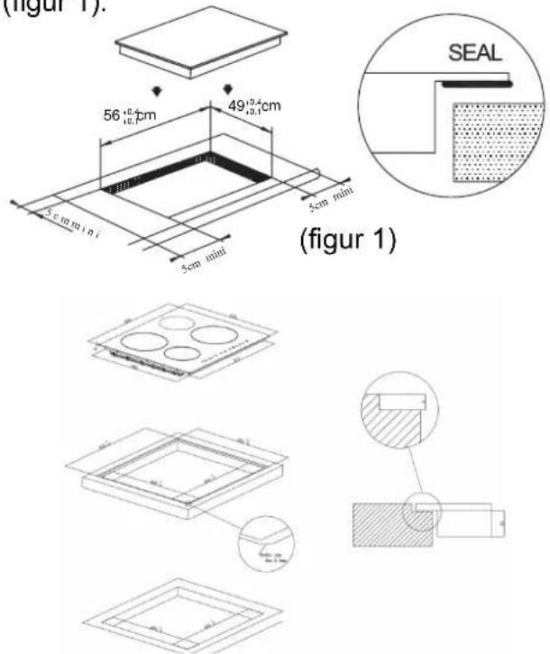 (figur 1). 56 +0.4cm 49 +0.4cm 5cm mini 5cm mini SEAL (figur 1)