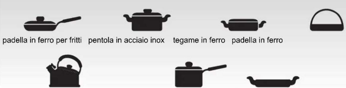 HOOVER HPI604BC - Selezione di recipienti da cucina per la cottura - 1