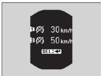 30 km/h 50 km/h SEL:
