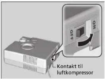 OFF ON Kontakt til luftkompressor