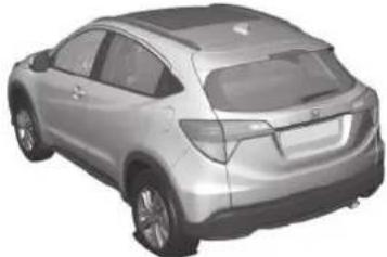 Honda HR-V (2021) - Modeller med kompakt reservehjul - 1