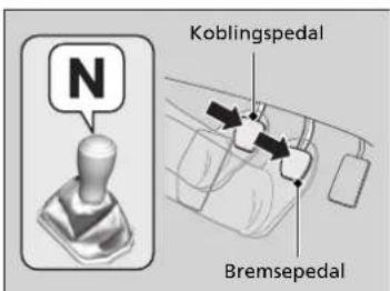 N Koblingspedal Bremsepedal