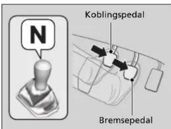 N Koblingspedal Bremsepedal