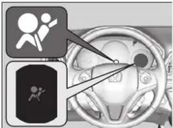 Honda HR-V (2021) - Indikator for SRS-airbagsystem - 1