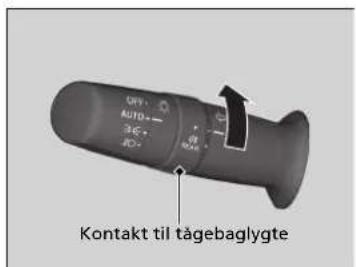 OFF AUTO+ 34 J0- Kontakt til tägebaglygte