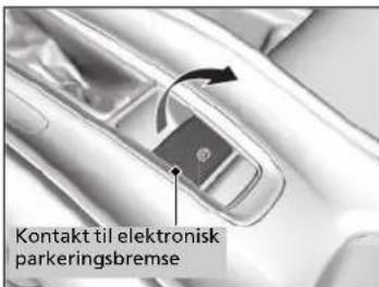 Kontakt til elektronisk parkeringsbremse