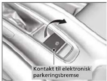 Kontakt til elektronisk parkeringsbremse