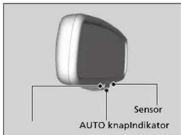 Sensor AUTO knapIndicator