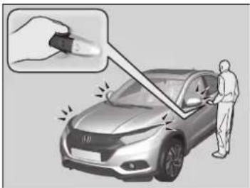 Honda HR-V (2021) - Brug af det nøglefri adgangssystem \* - 1