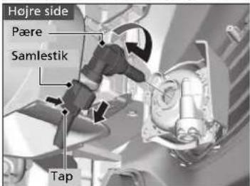 Højre side Pære Samlestik Tap