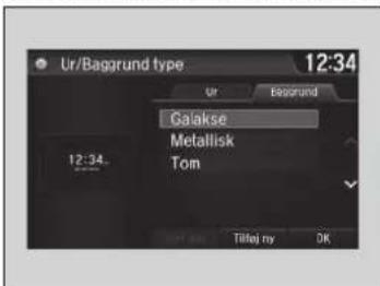Ur/Baggrund type 12:34 Galakse Metallisk Tom 12:34. Tilfaj my OK