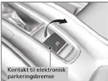 Kontakt til elektronisk parkeringsbremse