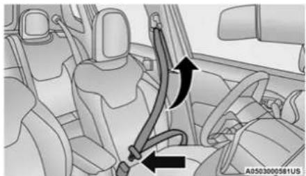 JEEP Compass (2021) - Lap/Shoulder Belt Operating Instructions - 3