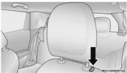 JEEP Compass (2021) - Front Head Restraint Adjustment - 1