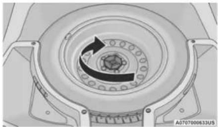 Mechanical component diagram showing a circular assembly with a central rotating shaft and flanges (no text or symbols)
