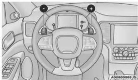 Interior view of a car dashboard and steering wheel (no visible text or symbols)