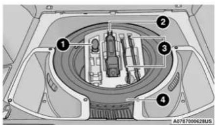 Technical diagram of a mechanical assembly with numbered components and reference number A070700062BUS