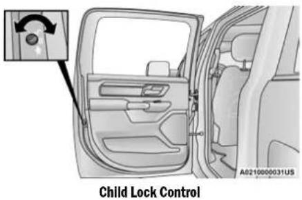 Child Lock Control A021000031US