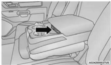 RAM 1500 (2021) - Rear Console Storage — If Equipped - 1