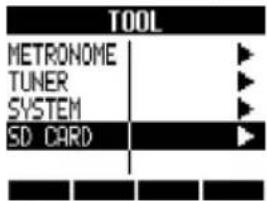 TOOL METRONOME TUNER SYSTEM SD CARD