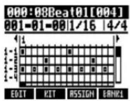 000:08Beat01[004] 001-01-001/16 4/4 EDIT KIT ASSIGN BANK1