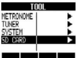 TOOL METRONOME TUNER SYSTEM SD CARD
