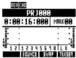 REV:CHO PRJ000 0:00:16:000 MARK 00 12345678 LR 148 BOUNCE SWRP TRAKSEQ