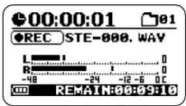 ZOOM H2 - 録音を開始します。 - 1