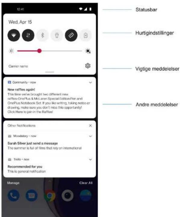 ONEPLUS 8T - Meddelelse - 1