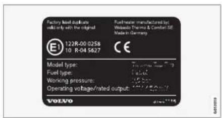 VOLVO S90 (2021) - Typebetegnelser - 5