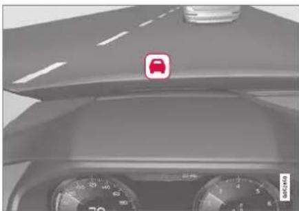 VOLVO S90 (2021) - City Safety på head-up-displayet - 1