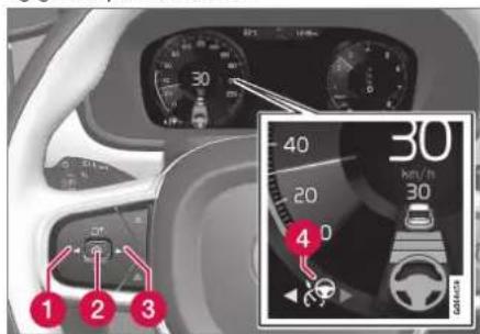 VOLVO S90 (2021) - Valg og aktivering af Pilot Assist\*71 - 1