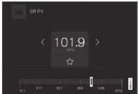 SR P4 < 101.9 > MHz ★ 817 917 967 998 1038 1079 OK