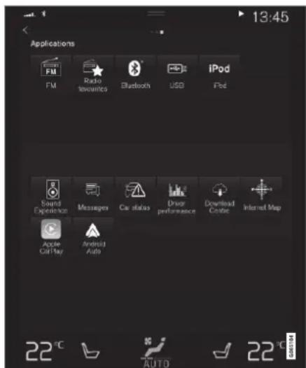 VOLVO S90 (2021) - Apps - 1