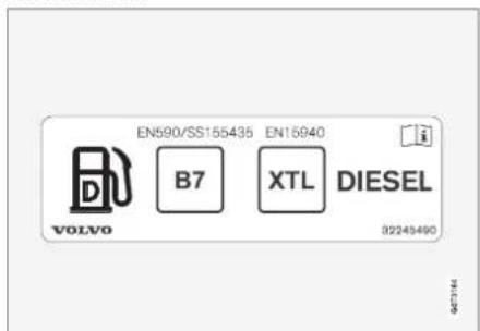 EN590/SS155435 EN15940 B7 XTL DIESEL VOLVO 82243490