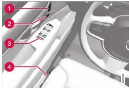 VOLVO S90 (2021) - Displays og knapper ved føreren i venstrestyret bil - 2