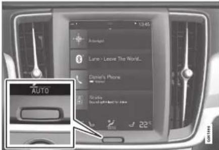 VOLVO S90 (2021) - Aktivere og deaktivere midterdisplay - 1