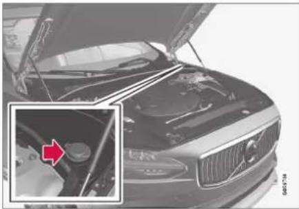 VOLVO S90 (2021) - Påfyldning af sprinklervæske - 1