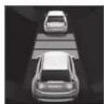 VOLVO S90 (2021) - Displayvisning for den adaptive fartpilot\*50 - 2